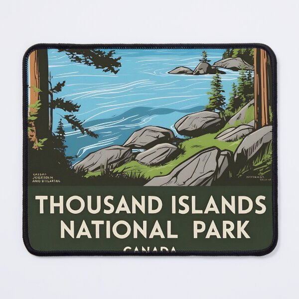 Item preview, Thousand Islands National Park Canada Vintage Travel Tourism  designed and sold by TravelersGems.