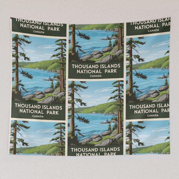 Item preview, Thousand Islands National Park Canada Vintage Travel Tourism  designed and sold by TravelersGems.