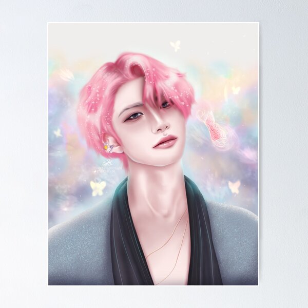 Item preview, Pink Hair Park Seonghwa  designed and sold by norandraws.