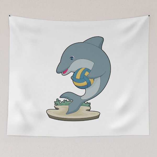 Item preview, Dolphin Volleyball player Volleyball designed and sold by Snabdesign84.