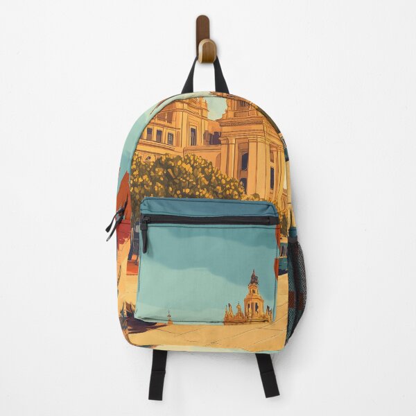 Item preview, Seville Wall Art – Vibrant Spanish Cityscape Print, Colorful Seville Decor, Spain Travel Poster designed and sold by nomiraclehere.