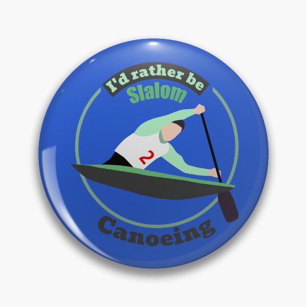 Item preview, I'd rather be slalom canoeing 5 - circular  designed and sold by SlalomSquad.