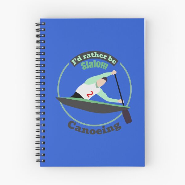 Item preview, I'd rather be slalom canoeing 5 - circular  designed and sold by SlalomSquad.