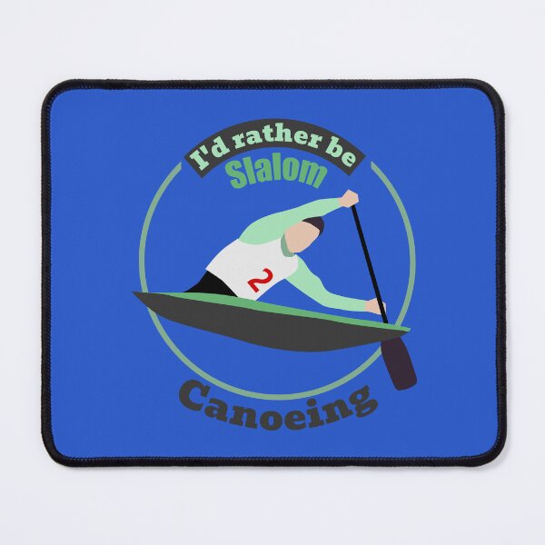 Item preview, I'd rather be slalom canoeing 5 - circular  designed and sold by SlalomSquad.
