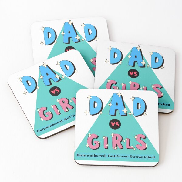 Item preview, Dad vs Girls: Outnumbered , but not outmatched designed and sold by EJYURIE.