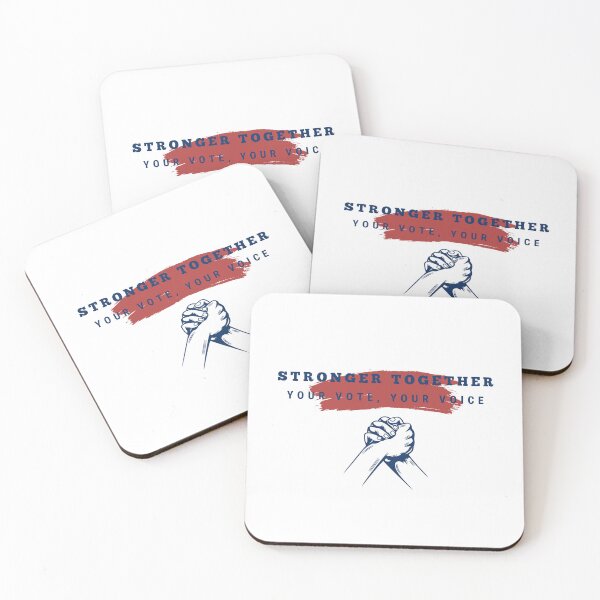 Item preview, Stronger Together Your Vote, Your Voice - American Elections 2024 designed and sold by RosmeralisShop.