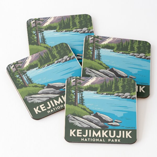 Item preview, Kejimkujik National Park Canada Vintage Travel Tourism  designed and sold by TravelersGems.