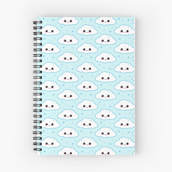 Item preview, Kawaii Blue Clouds designed and sold by sasyall.