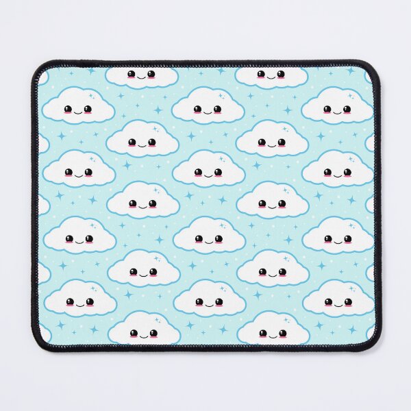 Item preview, Kawaii Blue Clouds designed and sold by sasyall.