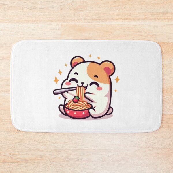 Item preview, hamster eating spaghetti designed and sold by Eternalski.