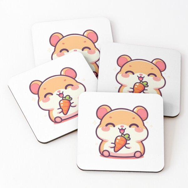 Item preview, hamster eating carrot designed and sold by Eternalski.