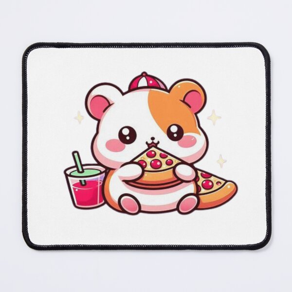 Item preview, hamster eating pizza designed and sold by Eternalski.