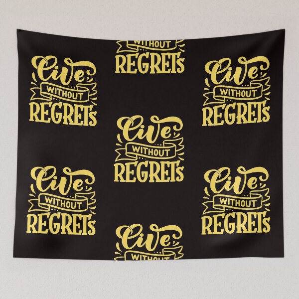 Artikelvorschau, Leben ohne Reue entworfen und verkauft von KoolestDesigns.