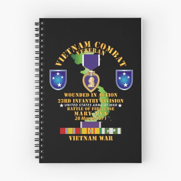 Item preview, Army - Battle for FSB Mary Ann - WIA w PH - VN SVC designed and sold by Military Insignia Products.