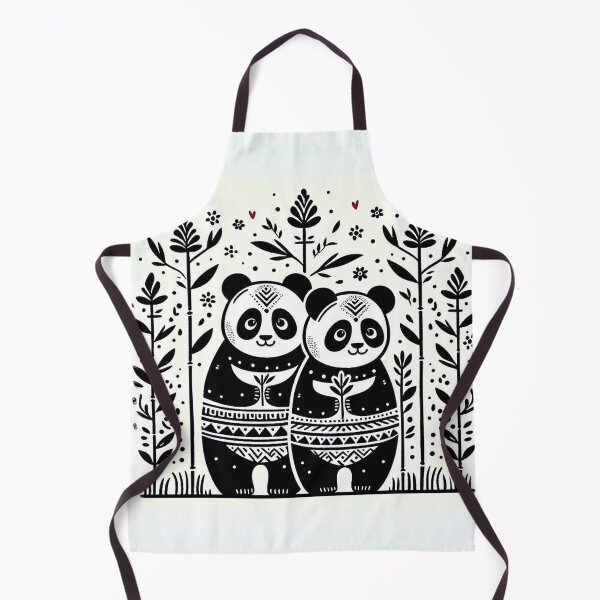 Item preview, 2 pandas with bamboo forest designed and sold by MerryCrown.