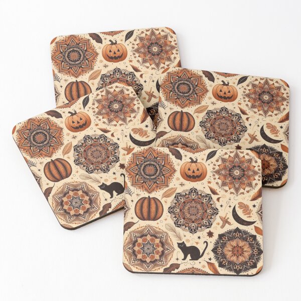 Item preview, Boho Kitchen Magic Halloween Pattern designed and sold by raedattia.