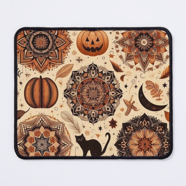 Item preview, Boho Kitchen Magic Halloween Pattern designed and sold by raedattia.