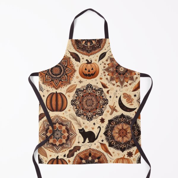 Item preview, Boho Kitchen Magic Halloween Pattern designed and sold by raedattia.