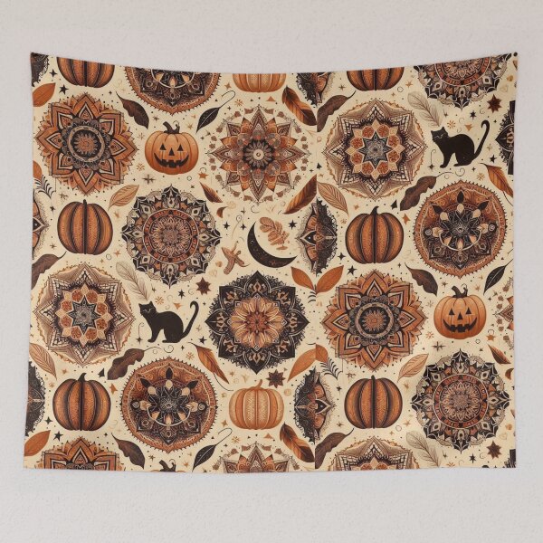 Item preview, Boho Kitchen Magic Halloween Pattern designed and sold by raedattia.