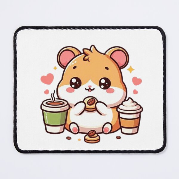 Item preview, hamster with coffee designed and sold by Eternalski.