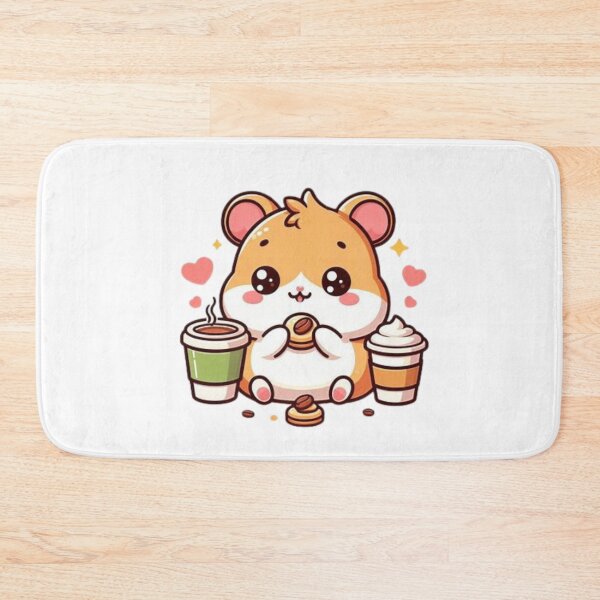 Item preview, hamster with coffee designed and sold by Eternalski.