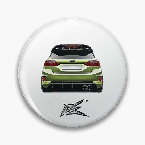 Item preview, ford fiesta st mk8 rear lime green  designed and sold by NaquashM.