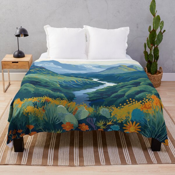 Item preview, Majestic River Valley in Full Bloom designed and sold by nshaltiel.