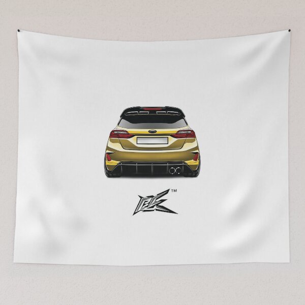 Item preview, ford fiesta st mk8 rear yellow  designed and sold by NaquashM.