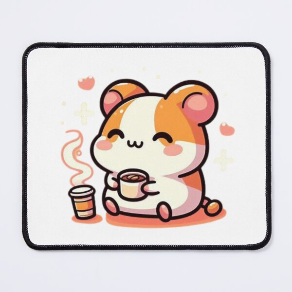 Item preview, hamster with coffee designed and sold by Eternalski.