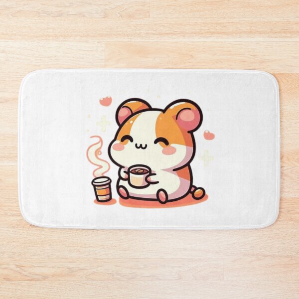 Item preview, hamster with coffee designed and sold by Eternalski.