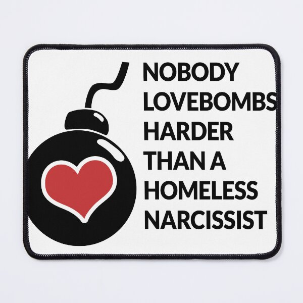 Item preview, Nobody Lovebombs Harder designed and sold by IHCounselling.