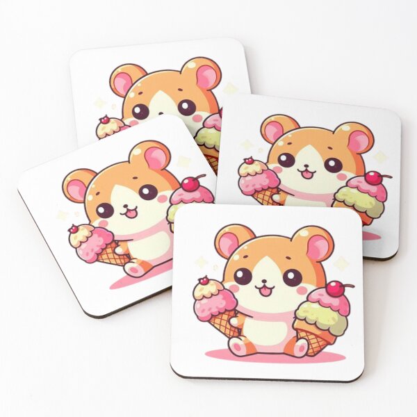 Item preview, hamster eating ice cream designed and sold by Eternalski.