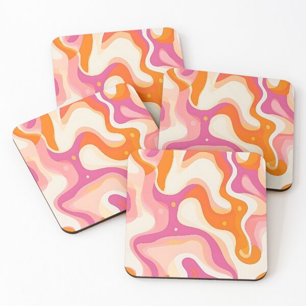 Item preview, Retro 70's Psychedelic Vibes | Groovy Vintage-Inspired Print | Funky Swirl designed and sold by ArtfullyJua.