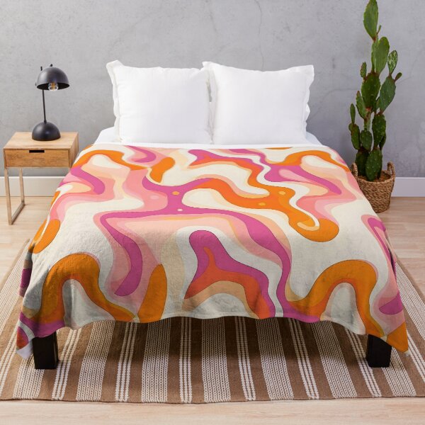 Item preview, Retro 70's Psychedelic Vibes | Groovy Vintage-Inspired Print | Funky Swirl designed and sold by ArtfullyJua.