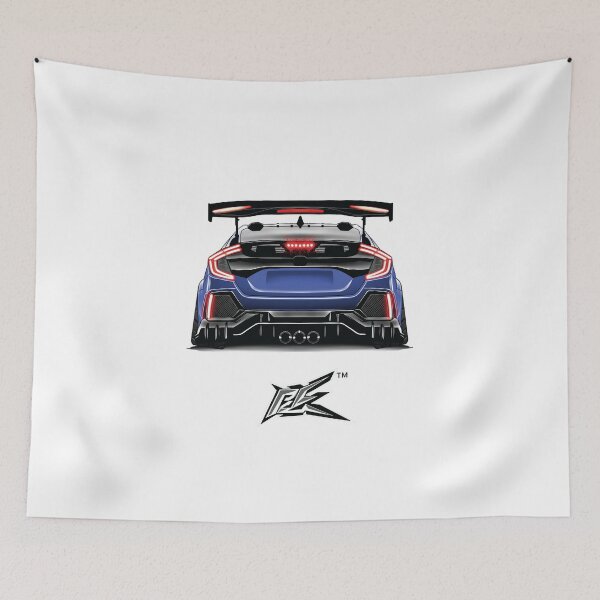 Item preview, fk8 civic type r rear violet designed and sold by NaquashM.