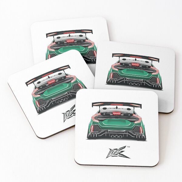Item preview, fk8 civic type r rear green  designed and sold by NaquashM.