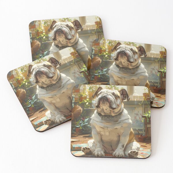 Item preview, A Peace Bulldog in cozy room designed and sold by aulucky.