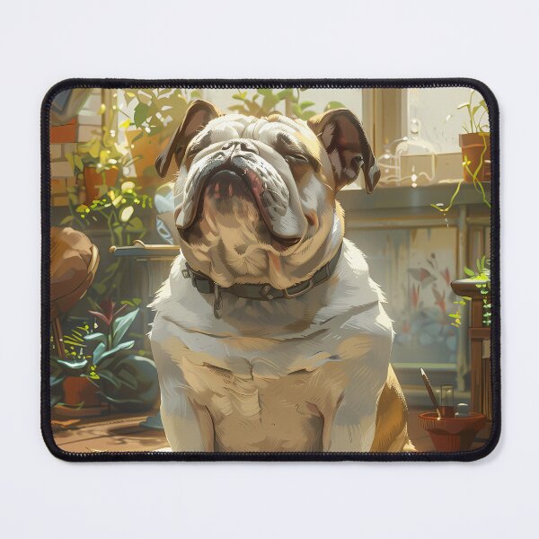 Item preview, A Peace Bulldog in cozy room designed and sold by aulucky.