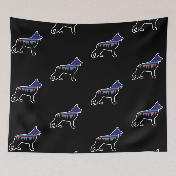 Item preview, German Shepherd Adventure Vintage Hiking Camping Gift designed and sold by Guarddogdrive.