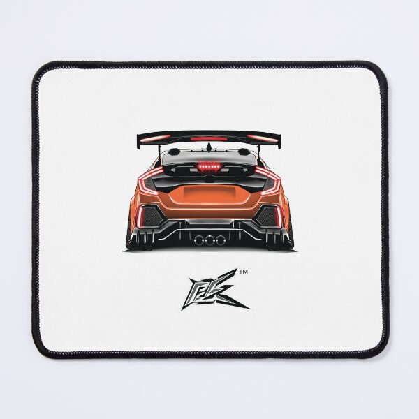 Item preview, fk8 civic type r rear orange  designed and sold by NaquashM.