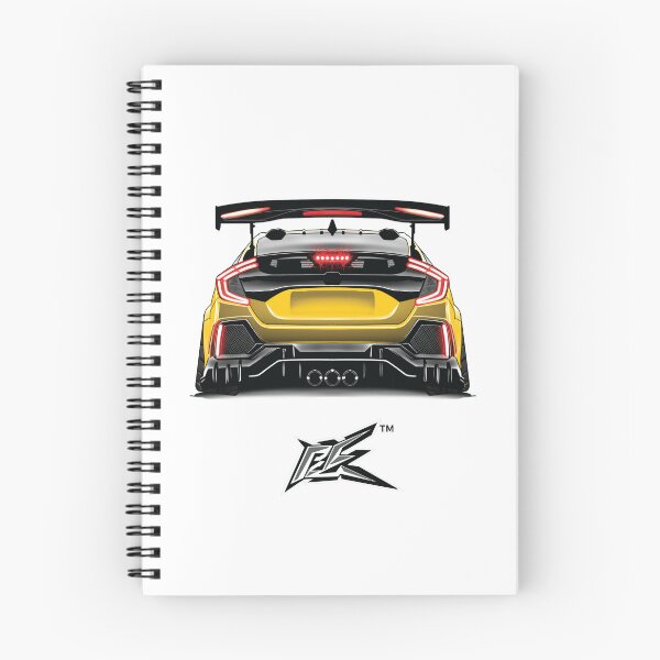 Item preview, fk8 civic type r trasero amarillo designed and sold by NaquashM.