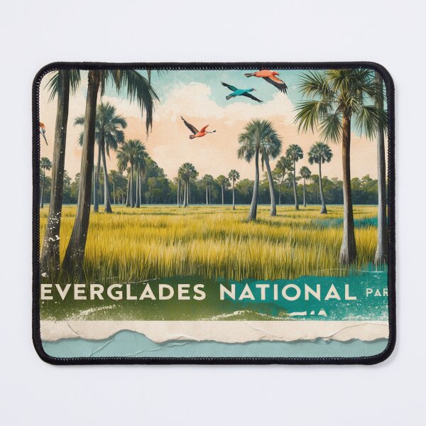 Item preview, Everglades National Park Postcard Vintage Retro Travel designed and sold by TravelPostcardGems.