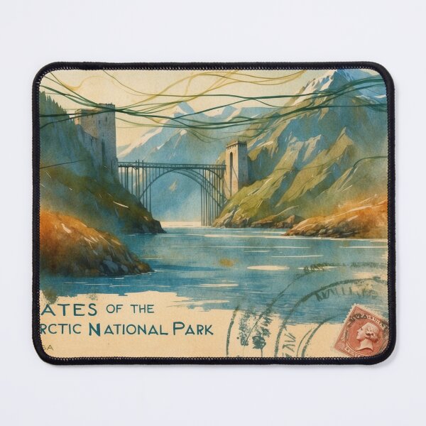 Item preview, Gates of the Arctic National Park Postcard Vintage Retro Travel designed and sold by TravelPostcardGems.