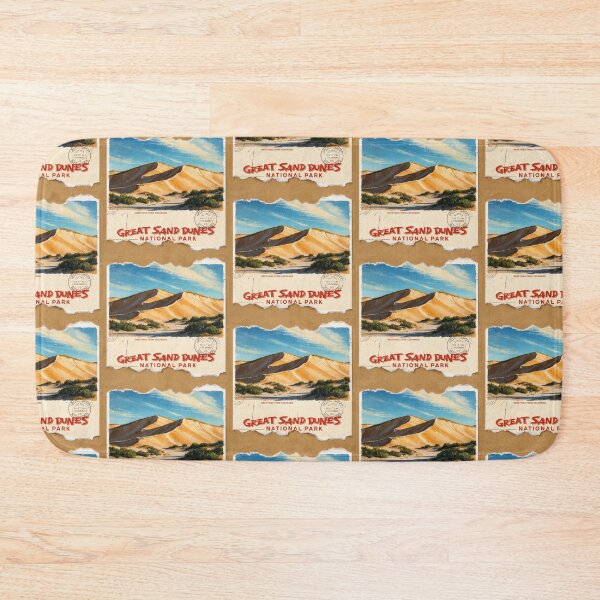 Item preview, Great Sand Dunes National Park Postcard Vintage Retro Travel designed and sold by TravelPostcardGems.