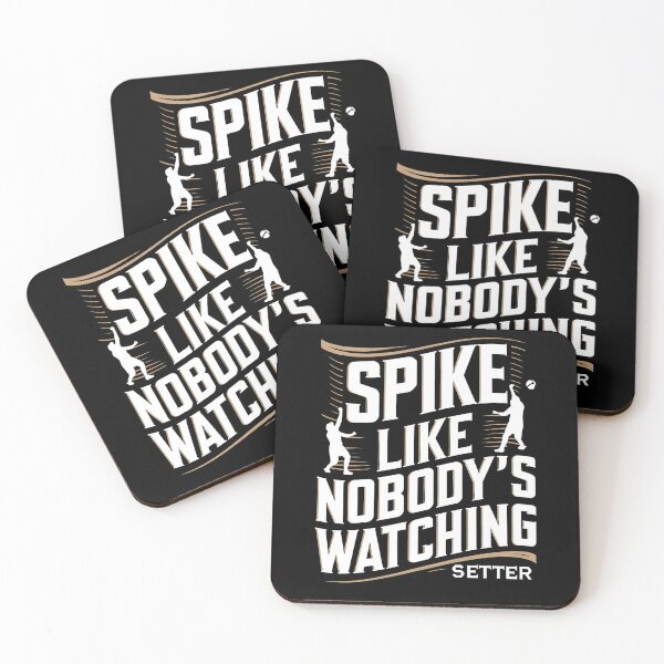Item preview, Spike Like Nobody's Watching: Volleyball Motivation designed and sold by Taans-Creation.