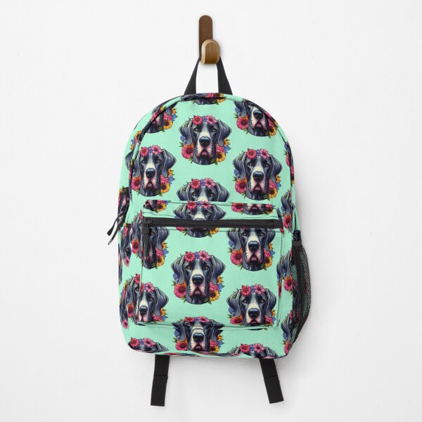 Item preview, Great dane Pet Dog Floral Women Girls Flowers Great dane Lover - designed and sold by PurpleLoveStore.