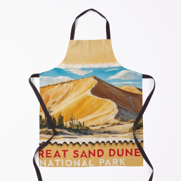 Item preview, Great Sand Dunes National Park Postcard Vintage Retro Travel designed and sold by TravelPostcardGems.