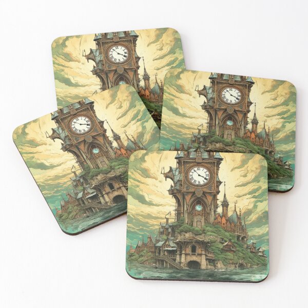 Item preview, Vintage Clock Tower designed and sold by InsanseCreation.