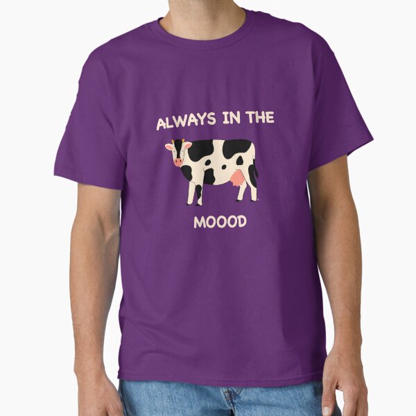 Aperçu de l'œuvre Toujours dans l'ambiance - Sucker for love - T-shirt vache mignon créée et vendue par bibelot-.