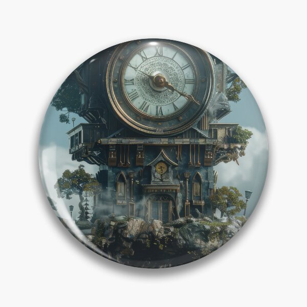 Item preview, Vintage Clock Tower designed and sold by InsanseCreation.